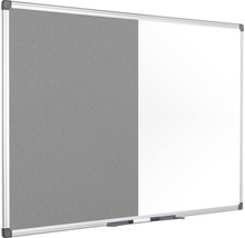 Kombinationstafel mit einer Pinnwand und einer Whiteboard-Oberfläche