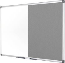 Kombination aus Whiteboard und Pinnwand mit Aluminiumrahmen