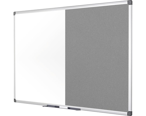 Combinaison de tableau blanc et de tableau d''affichage avec cadre en aluminium