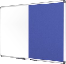 Kombination aus Whiteboard und Pinnwand mit Aluminiumrahmen