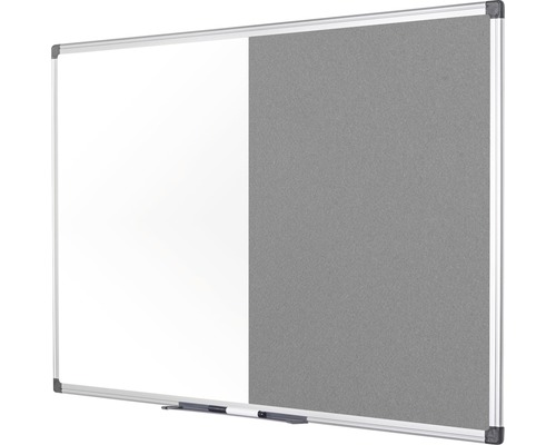 Combinaison de tableau blanc et de tableau d''affichage avec cadre en aluminium