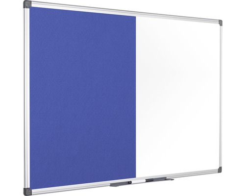 Combinaison de tableau d''affichage et de tableau blanc avec porte-stylo