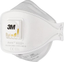 Atemschutzmaske 3M™ 9322PRO, 5 Stück, Schutzstufe FFP2-thumb-0