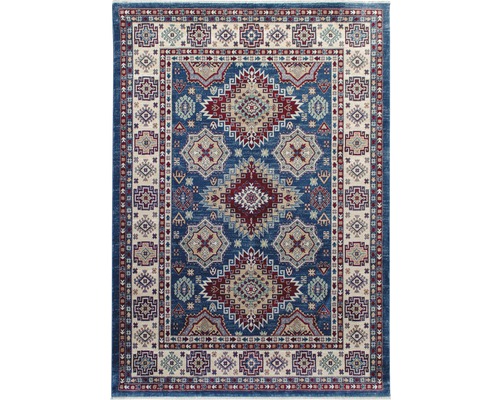 Tapis oriental ornement bleu rouge 200x300cm