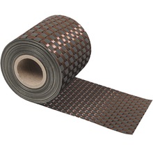 Sichtschutzstreifen Rattan 19 x 3500 cm mocca/anthrazit