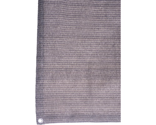 Balkonbespannung videx im Beutel 500 x 180 cm beige/anthrazit Sichtschutznetz mit Ösen