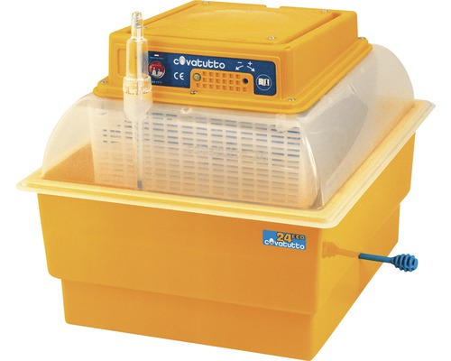 Couveuse Maxi pour jusqu’à 24 œufs de poule 42 x 40 x 28 cm Cou Incubateur pour œufs avec couvercle transparent
