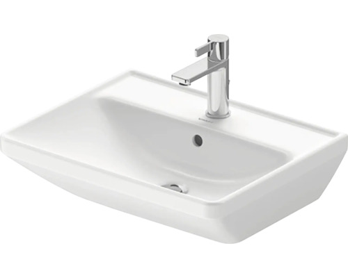 Lavabo standard DURAVIT D-Neo 55 x 44 cm blanc brillant 2366550000 Lavabo en céramique avec robinet