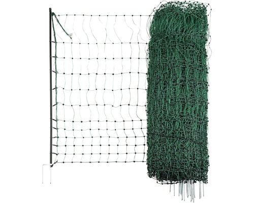 Filet à volaille double pointe électrifié 5000 x 106 cm vert Filet à volaille double pointe électrifié 5000 x 106 cm vert