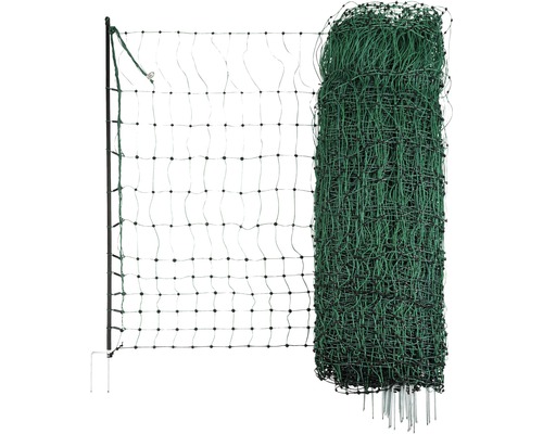 Filet à volaille double pointe électrifié 2500 x 106 cm vert Filet à volaille double pointe électrifié 2500 x 106 cm vert
