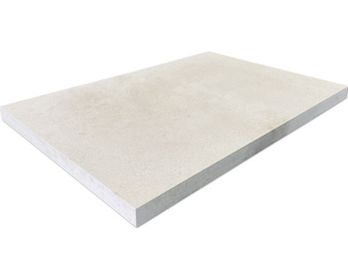 FLAIRSTONE Terrassenplatte aus deutschem Jura Kalkstein grau/gelb 60 cm x 40 cm x 3 cm Einzelne Bauplatte