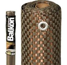 Balkonbespannung videx Rattan 90 x 300 cm mocca/anthrazit