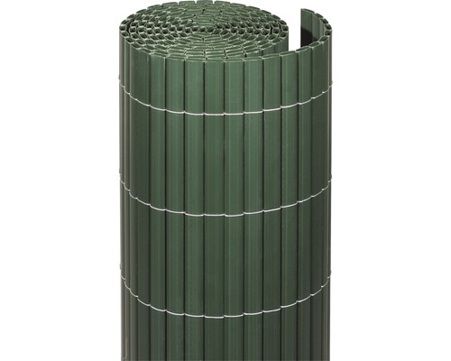 Sichtschutzmatte videx Rügen PVC 300 x 90 cm grün Gerollter Sichtschutzzaun aus Kunststoff