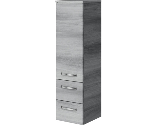 Hochschrank mit drei Schubladen und Holzstruktur