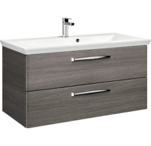 Waschtischunterschrank mit zwei Schubladen und Waschbecken