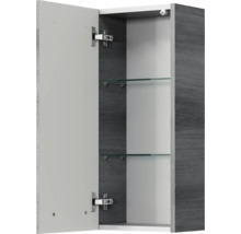 Offener Spiegelschrank mit Glasböden