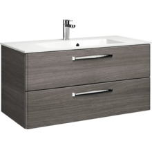 Waschtischunterschrank mit zwei Schubladen und Waschbecken