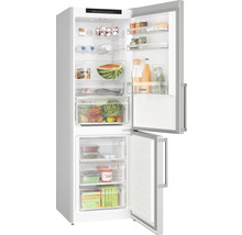 Geöffneter Kühlschrank mit Lebensmitteln