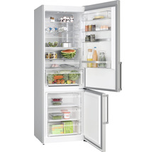 Geöffneter Kühlschrank mit Lebensmitteln