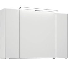 Weißer Badezimmerschrank mit Beleuchtung