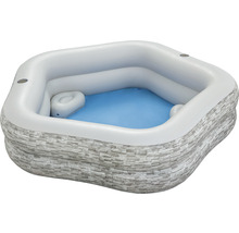 Aufblasbarer Whirlpool mit Steinoptik