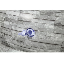 Aufblasventil einer Whirlpoolverkleidung in Steinoptik
