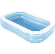 Aufblasbarer rechteckiger Pool mit drei Ringen