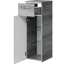 Offener Badezimmer Hochschrank mit Schublade und Regalböden