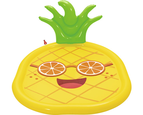 Aufblasbares Planschbecken in Ananasform mit Sonnenbrille