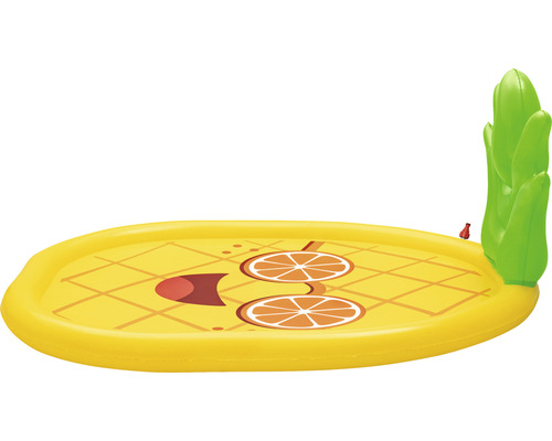 Aufblasbares Planschbecken im Ananasdesign mit Wassersprinkler