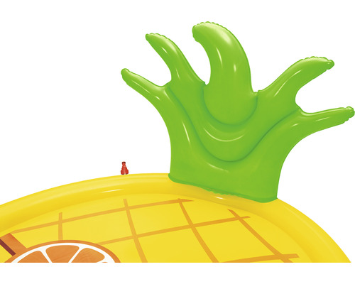 Aufblasbare Ananas Luftmatratze mit Getränkehalter