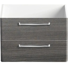 Waschtischunterschrank mit zwei Schubladen und Griffen