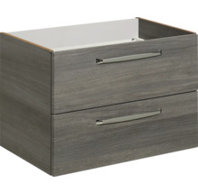 Waschtischunterschrank mit zwei Schubladen im Holzdesign