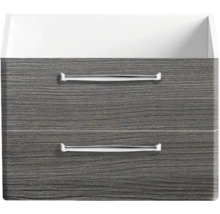 Waschbeckenunterschrank mit zwei Schubladen und Griffen