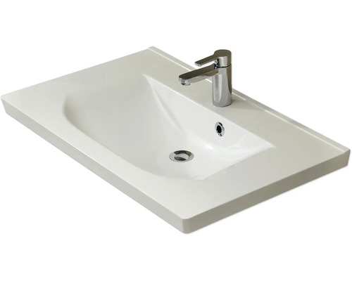 Plan de toilette en céramique sanitaire avec robinet