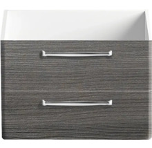 Waschtischunterschrank mit zwei Schubladen und Griffen