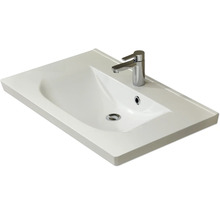 Waschtisch mit Armatur für das Badezimmer