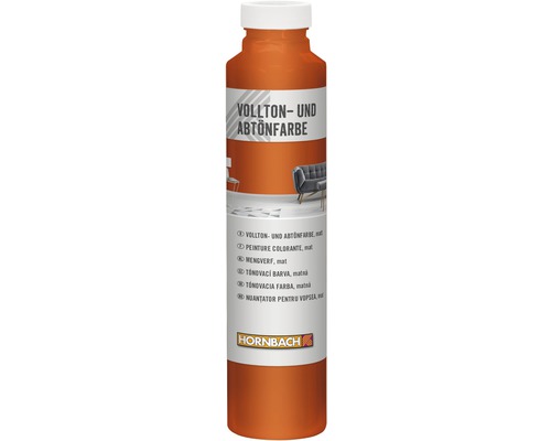 Peinture plein ton et colorant HORNBACH mangue 750 ml