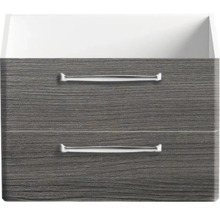 Waschbeckenunterschrank mit zwei Schubladen und Griffen