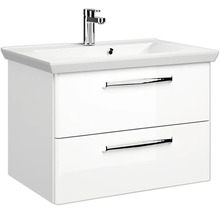 Waschtischunterschrank mit zwei Schubladen und Waschbecken