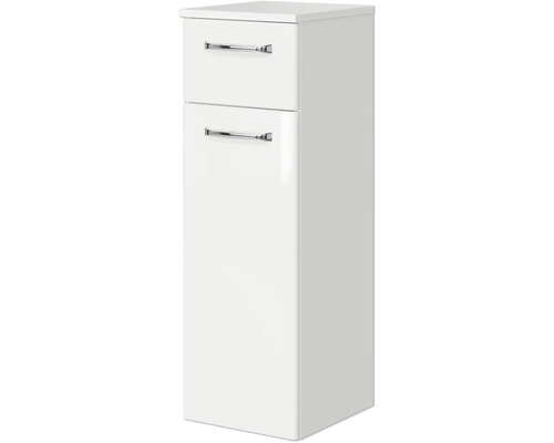 Weißer Badezimmer Hochschrank mit zwei Schubladen