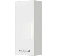Weißer Hängeschrank mit Metallgriff