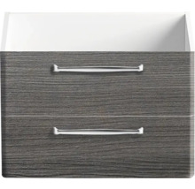 Waschbeckenunterschrank mit zwei Schubladen und Griffen