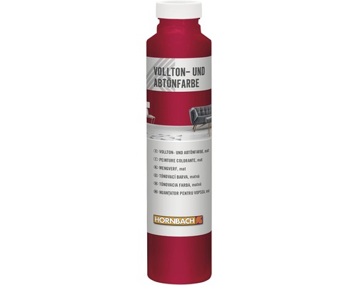 Peinture ton plein et colorant HORNBACH rouge coquelicot 750 ml Concentré de couleur pour teinter la peinture