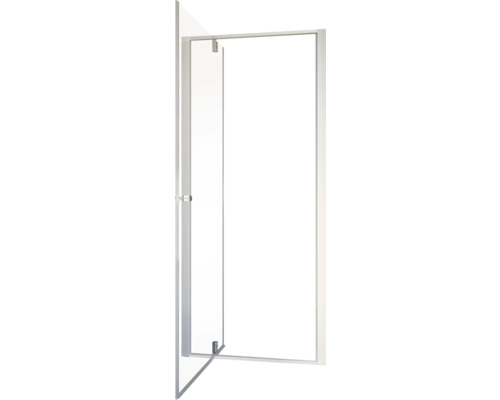 Cabine de douche ouverte avec cadre