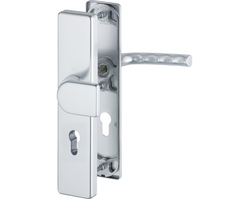 Schutz-Wechselgarnitur PZ Hoppe 3958919 Birmingham 78G/2222A/2440/1117 Lochabstand 72 mm silber