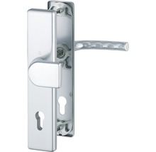 Garniture de porte avec serrure et poignée