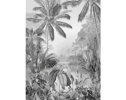 Papier peint panoramique intissé R2-008 Lac Tropical 2 pces 200 x 270 cm