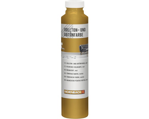 Peinture plein ton et colorant HORNBACH bambou 750 ml