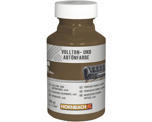 HORNBACH Voll- und Abtönfarbe mocca 250 ml